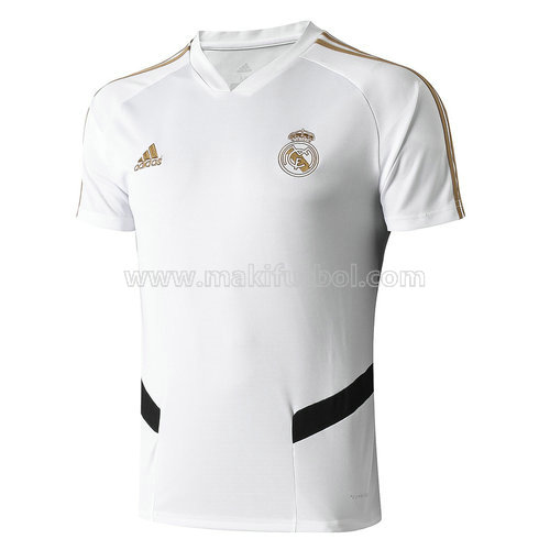 camiseta real madrid polo 19-20 blanco